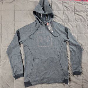 Under Armour Mens Medium Gray Pullover Hoodie Fitted Long Sleeve Casual Outdoors